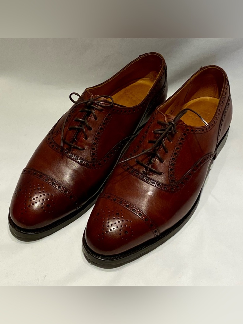 Crockett & Jones Berkeley Oxford in Chestnut, size 9.5